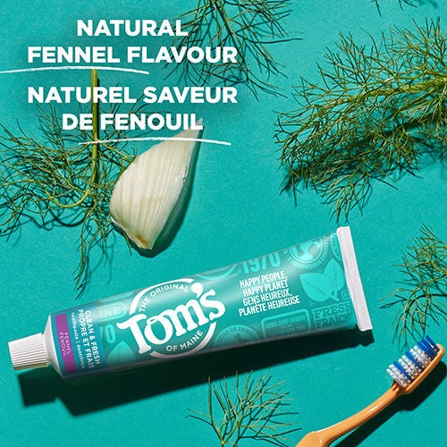 Clean and Fresh Fluoride Free Natural Toothpaste, Fennel