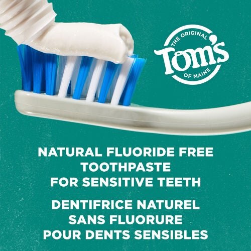 PureActiv Sensitive + Whitening Fluoride Free Natural Toothpaste, Calming Mint