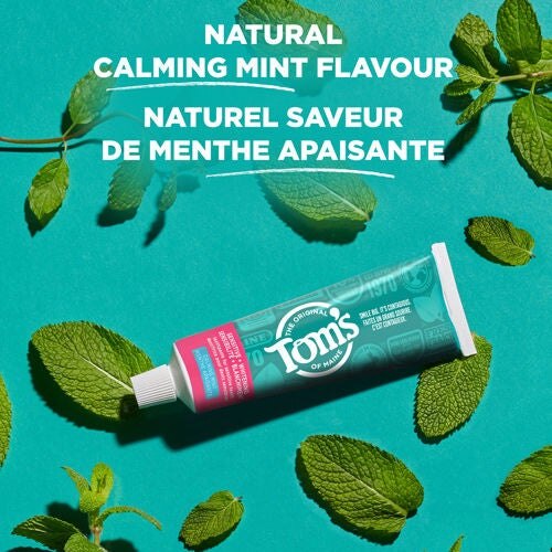 PureActiv Sensitive + Whitening Fluoride Free Natural Toothpaste, Calming Mint