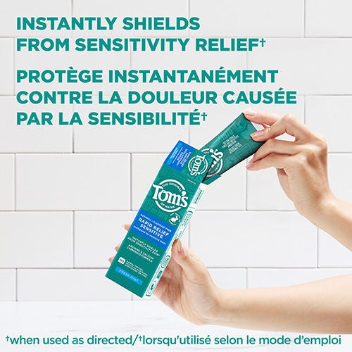 Rapid Relief Sensitive Fluoride Free Natural Toothpaste, Fresh Mint
