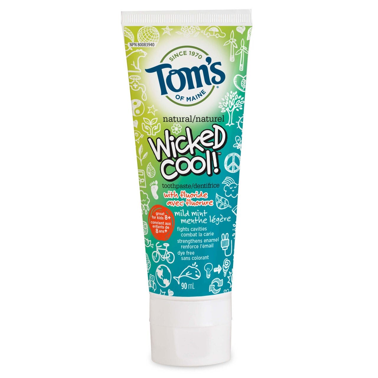 Wicked Cool!® Natural Anti-Cavity Toothpaste