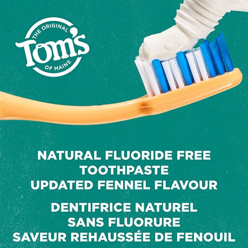 Clean and Fresh Fluoride Free Natural Toothpaste, Fennel